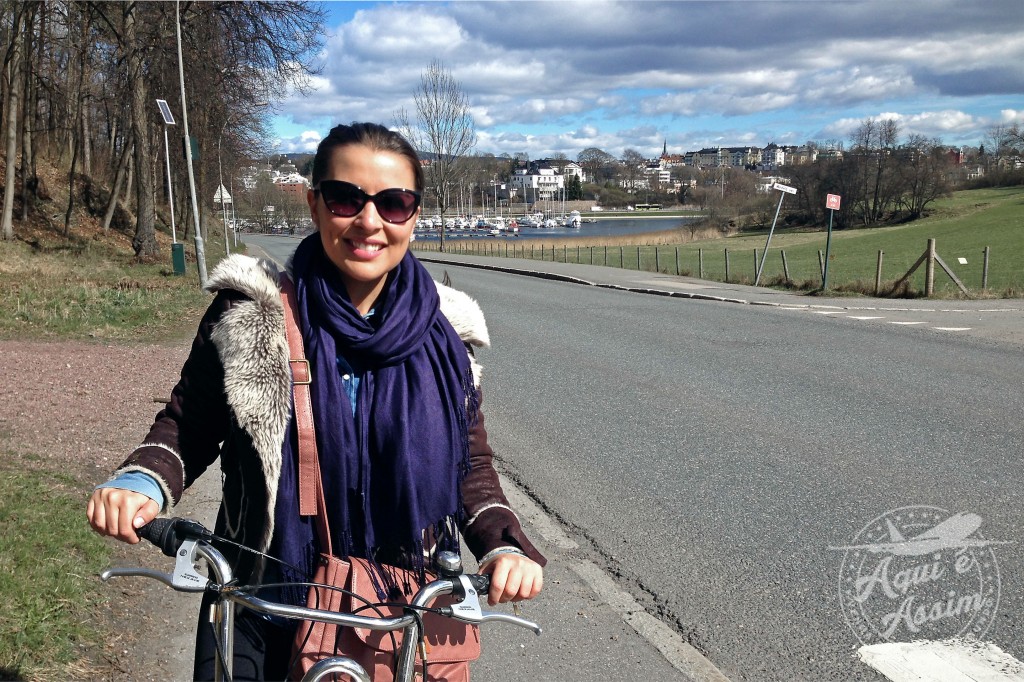 Passeio de bicicleta pelos arredores de Oslo